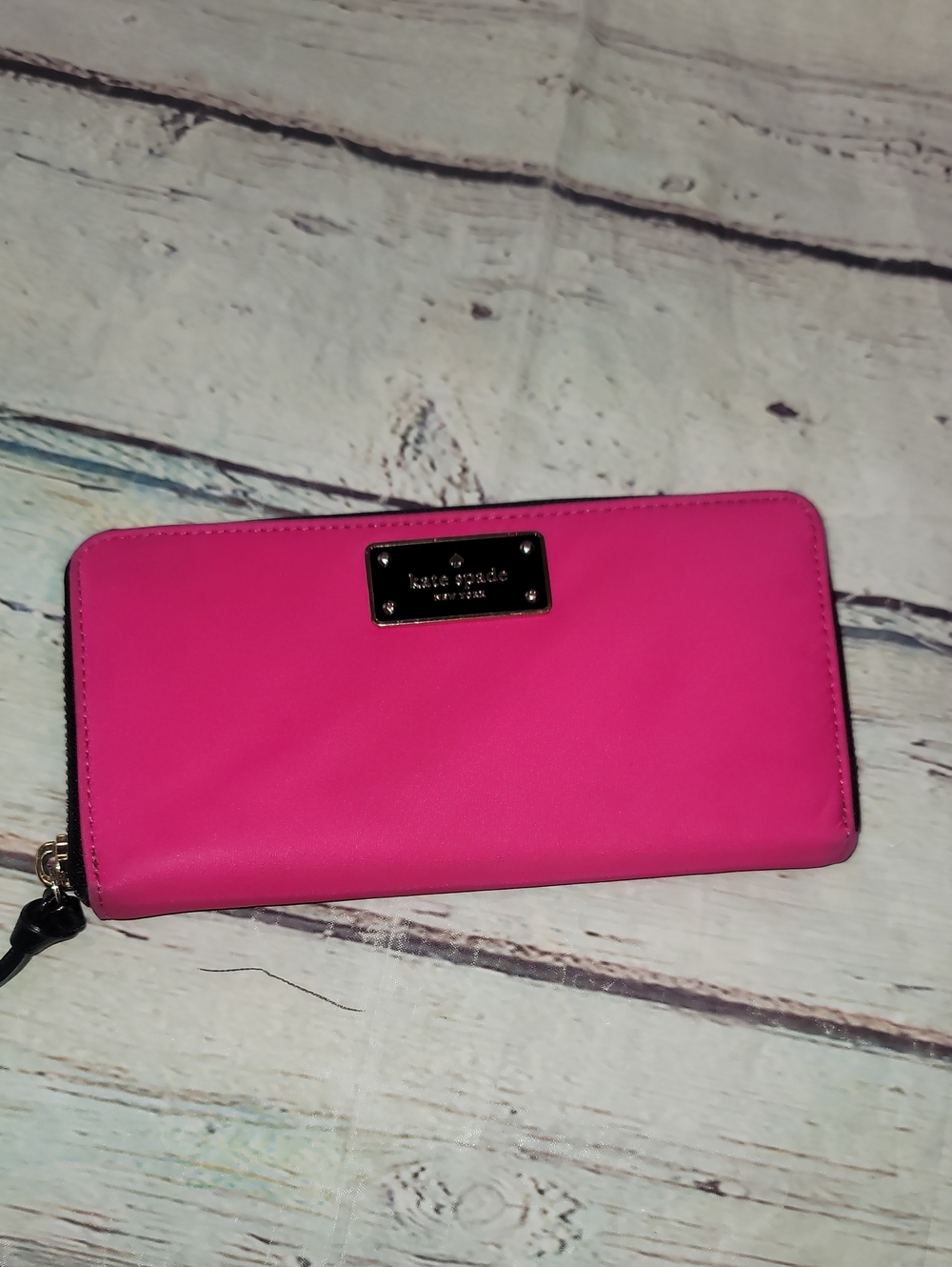 Kate Spade Hot Pink Nylon Wallet